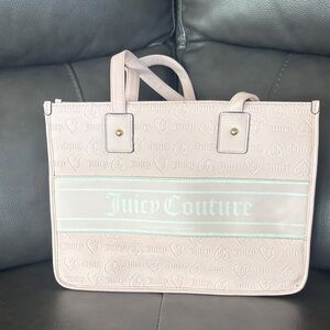 Juicy Couture Light Pink Embossed Tote